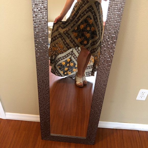 Cutout, spaghetti strap hi-low dress - Picture 3 of 5